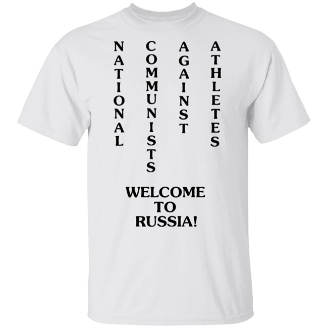 Brian Bosworth Story NCAA Welcome To Russia T Shirt Hoodie Sweatshirt