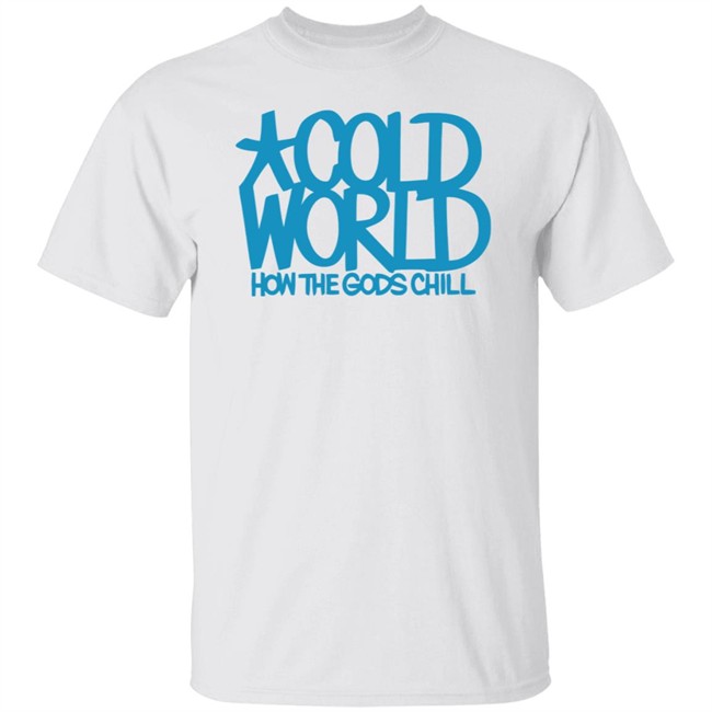 Cold World Htgc Logo Deathwish Inc T Shirt Deathwish Inc. T Shirts Cold World How The Gods Chill Logo T Shirt