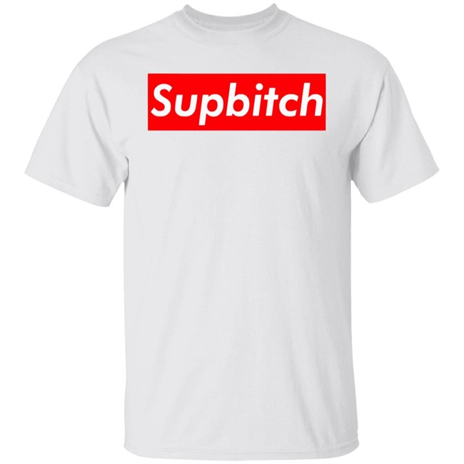 Supbitch Parody Logo Shirt Hoodie for men and women clothing white t shirts