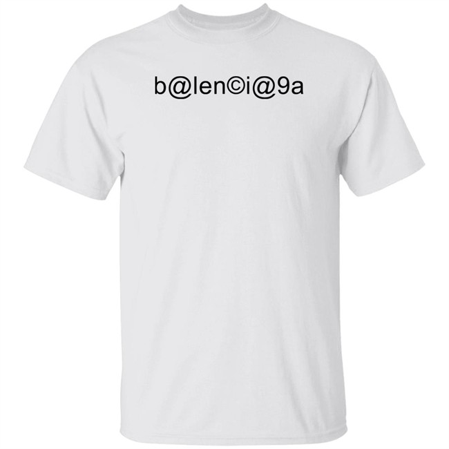 Symbolic Large Fit Balenciaga Shirt b@len©i@9a White Shirts