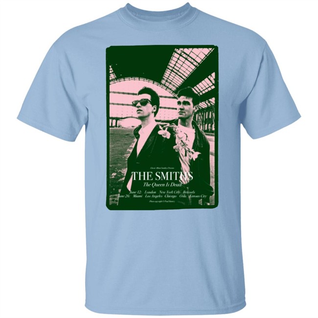 The Smiths T Shirt The Queen is Dead us tour ’86 Complete Chord Songbook T-Shirt white shirt